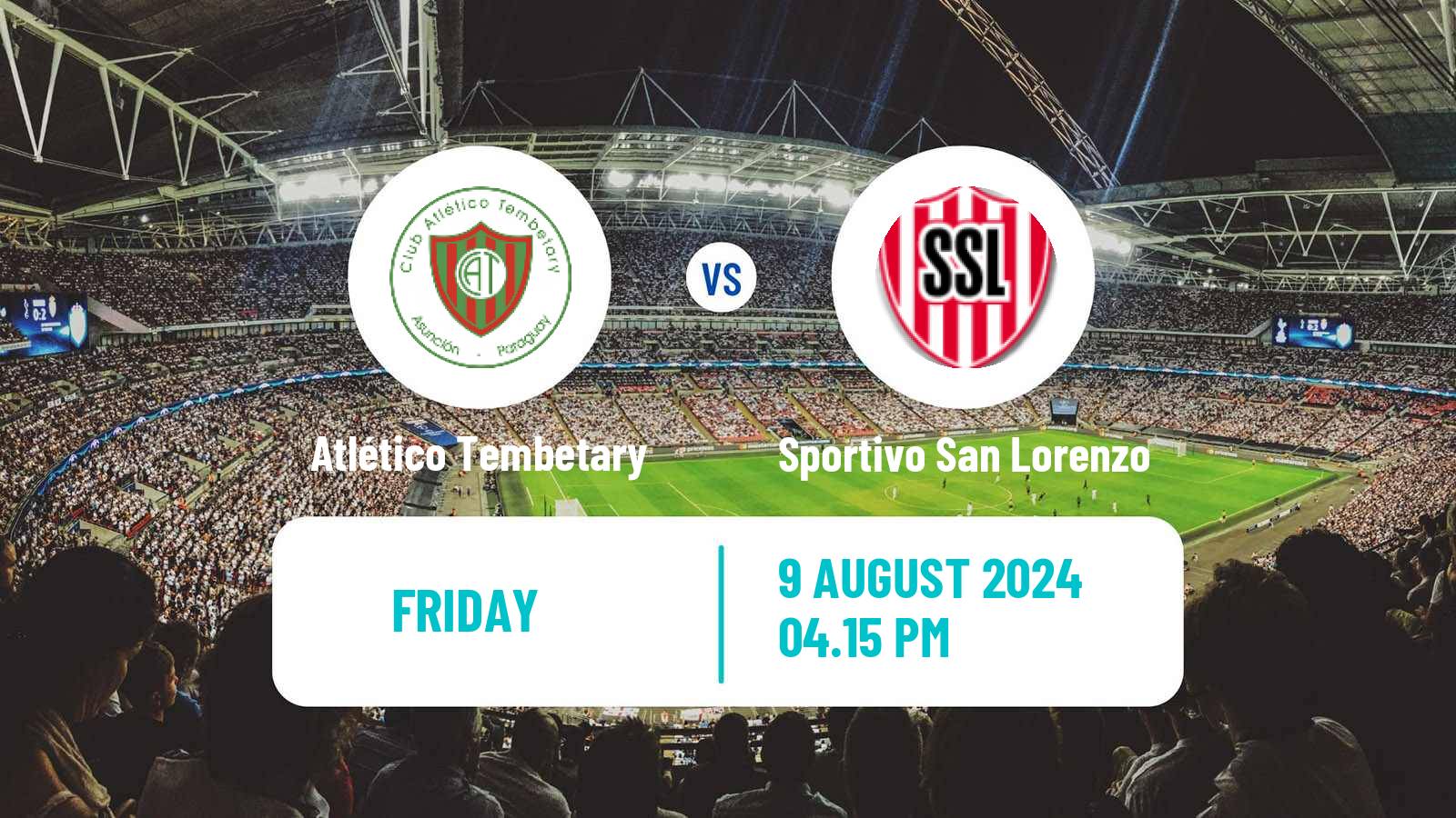 Soccer Paraguayan Division Intermedia Atlético Tembetary - Sportivo San Lorenzo