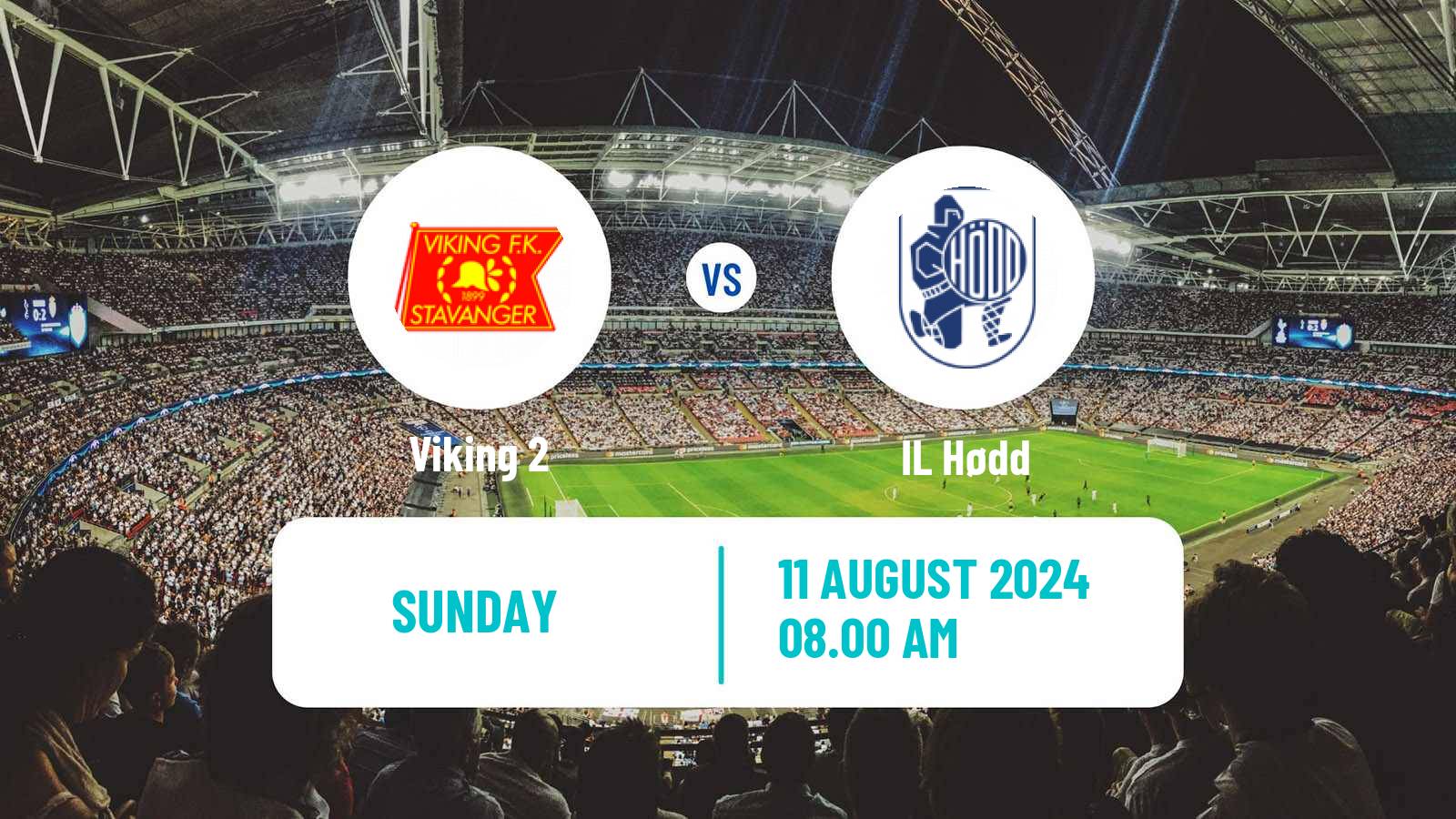 Soccer Norwegian Division 2 - Group 1 Viking 2 - Hødd