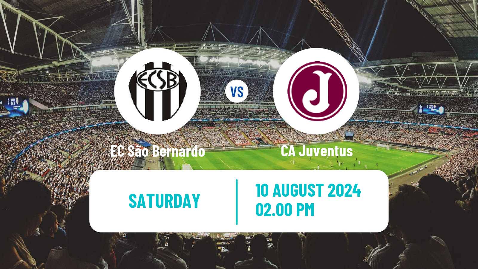 Soccer Brazilian Copa Paulista EC São Bernardo - CA Juventus