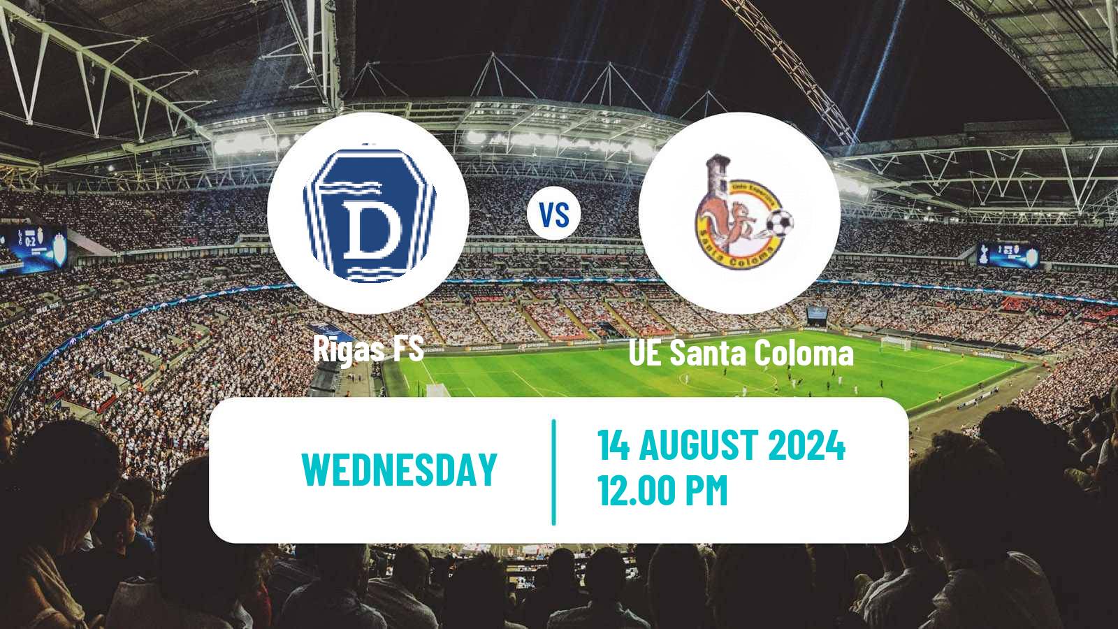 Soccer UEFA Europa League RFS - UE Santa Coloma