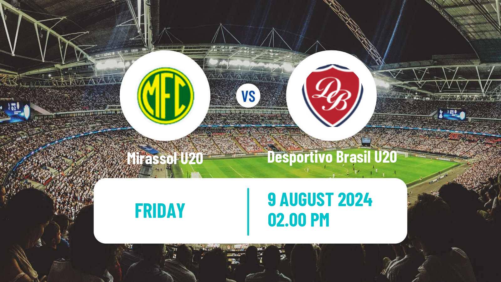 Soccer Brazilian Paulista U20 Mirassol U20 - Desportivo Brasil U20