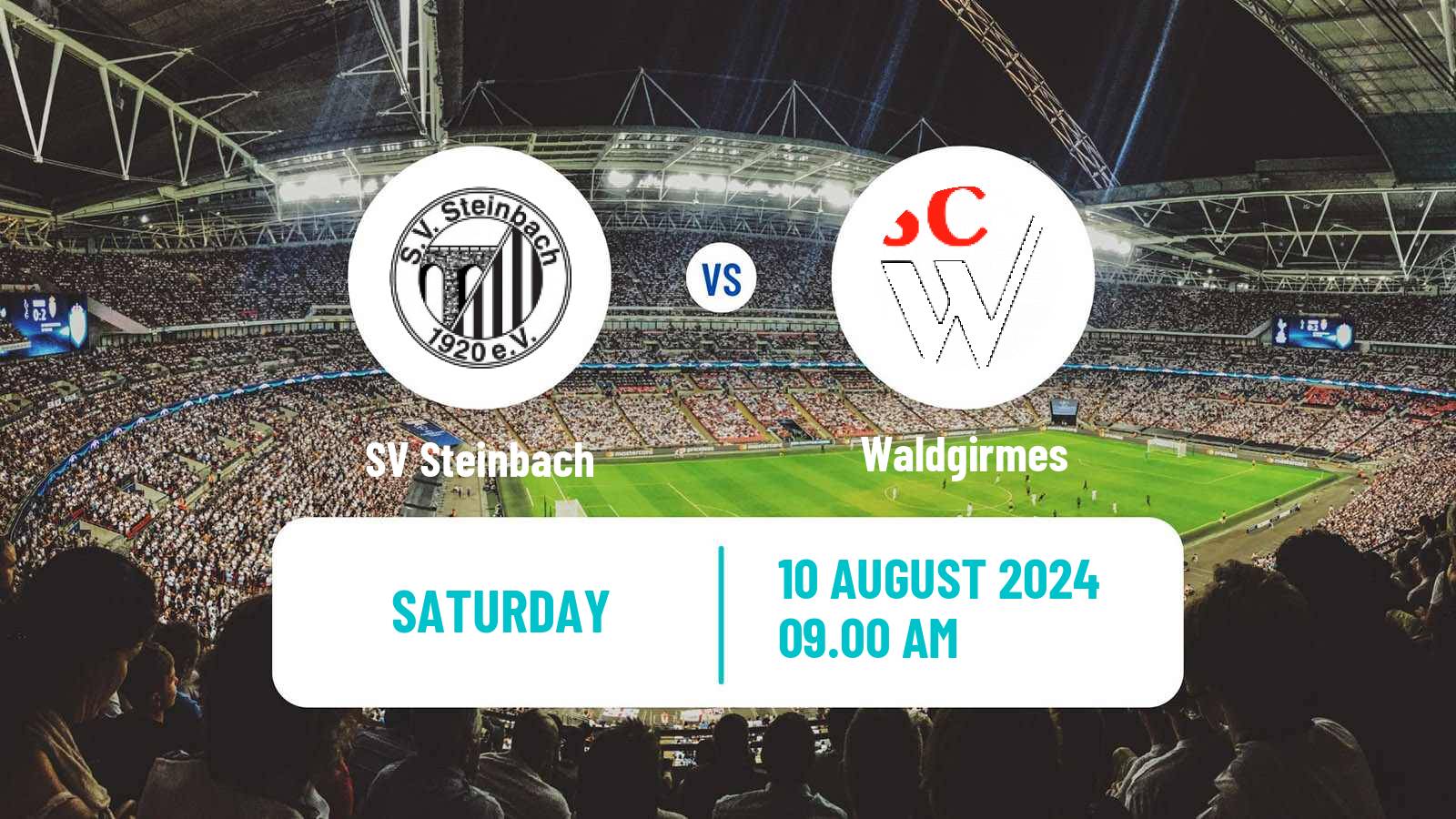 Soccer German Oberliga Hessen SV Steinbach - Waldgirmes
