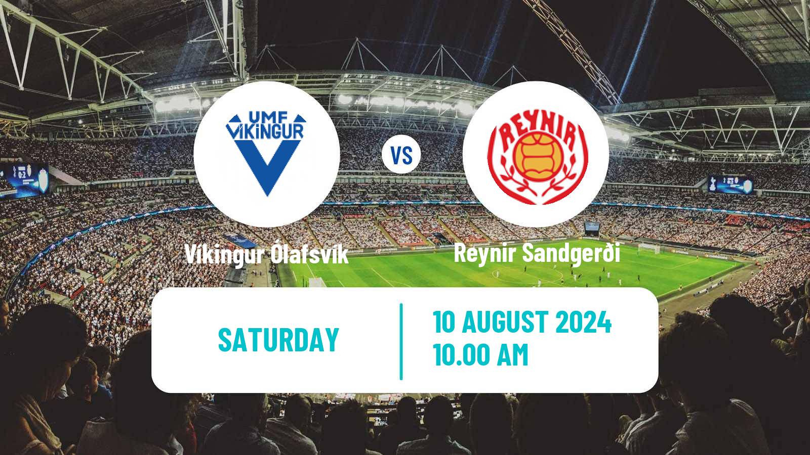 Soccer Icelandic Division 2 Víkingur Ólafsvík - Reynir Sandgerði