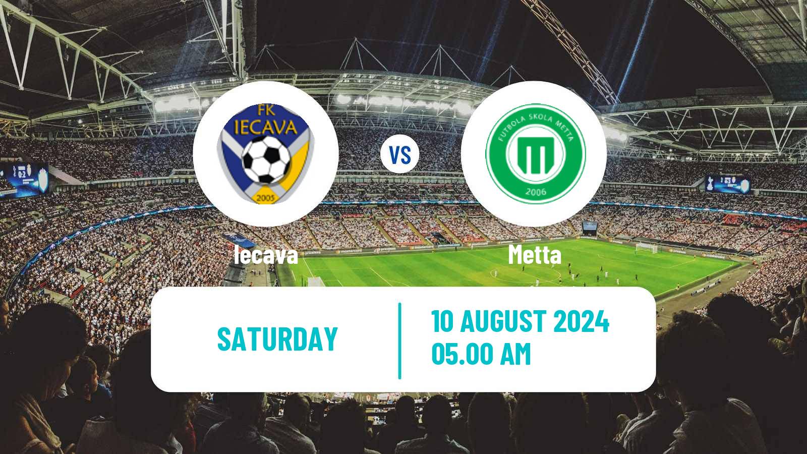 Soccer Latvian 1 Liga Women Iecava - Metta