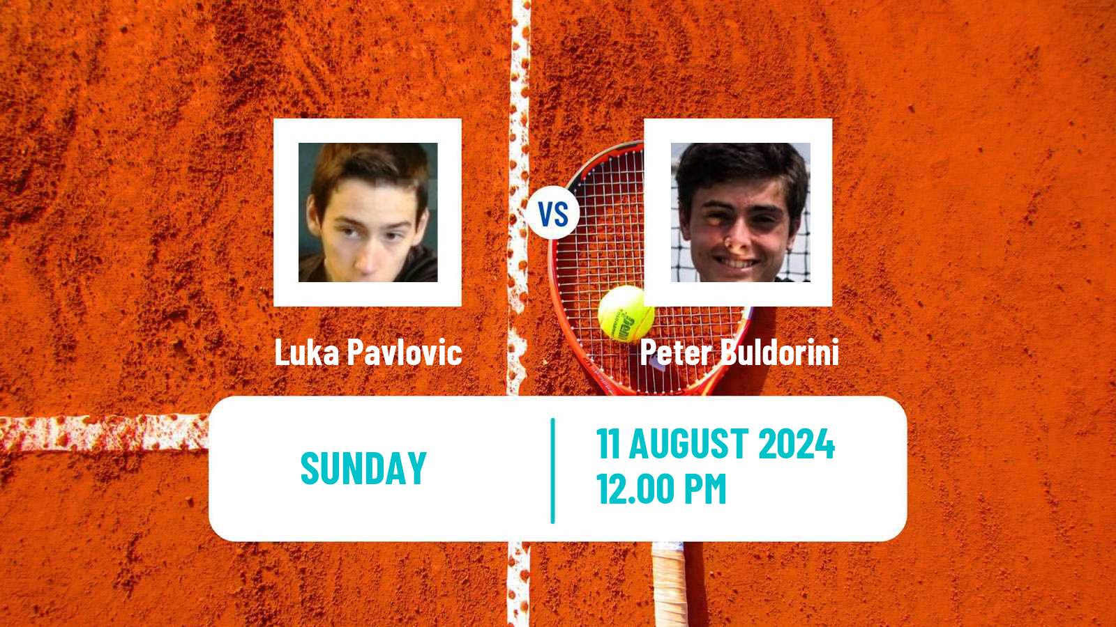 Tennis Todi Challenger Men Luka Pavlovic - Peter Buldorini