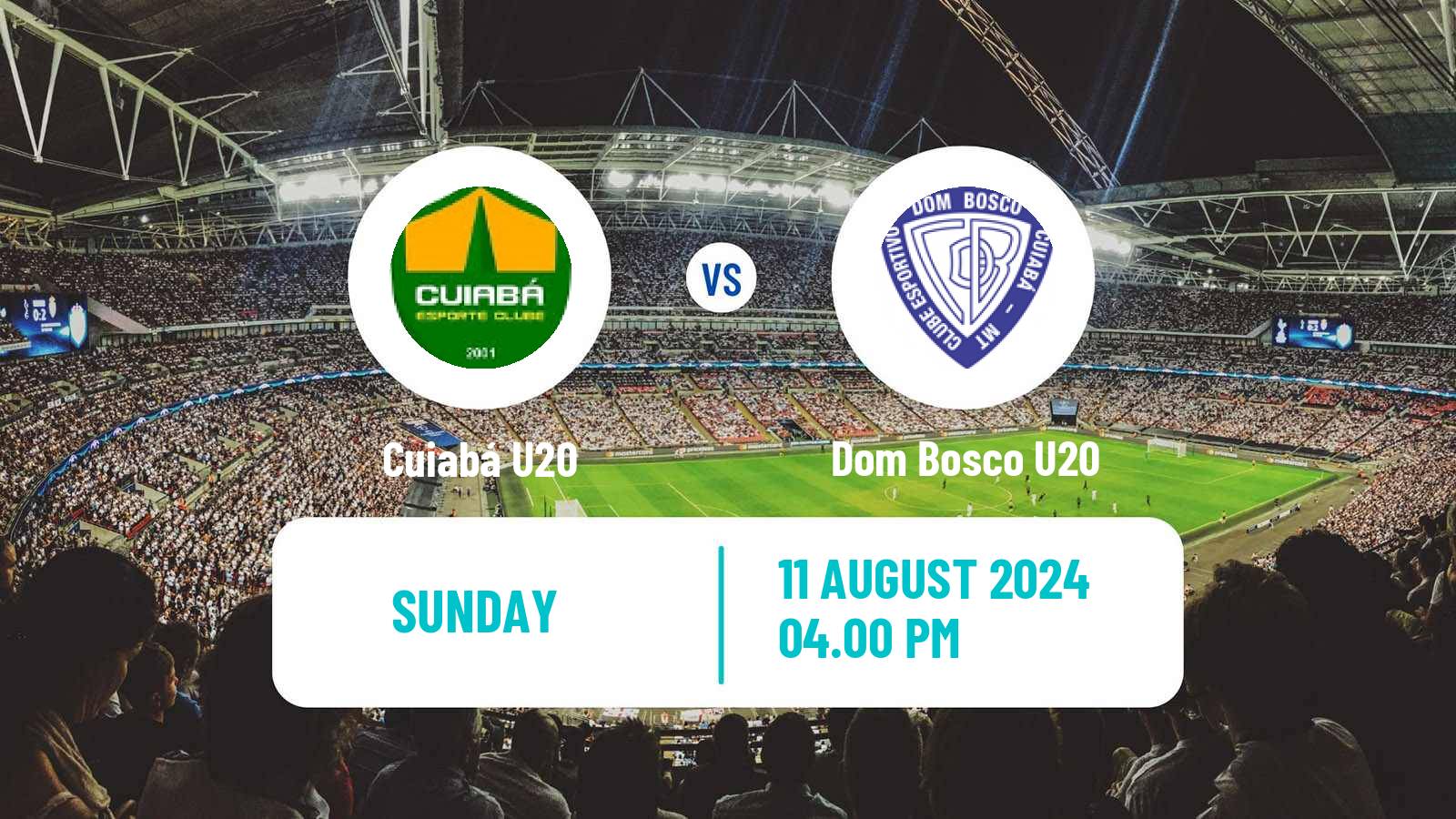 Soccer Brazilian Matogrossense U20 Cuiabá U20 - Dom Bosco U20