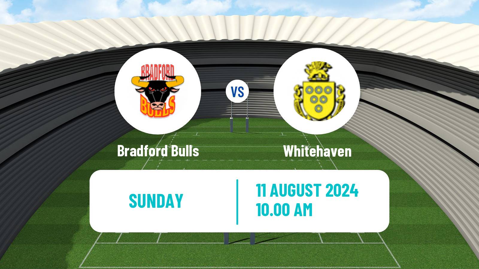 Rugby league English Championship Rugby League Bradford Bulls - Whitehaven