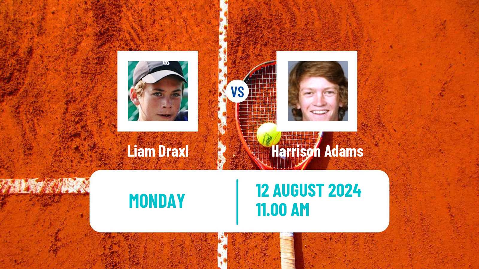 Tennis Santo Domingo Challenger Men Liam Draxl - Harrison Adams