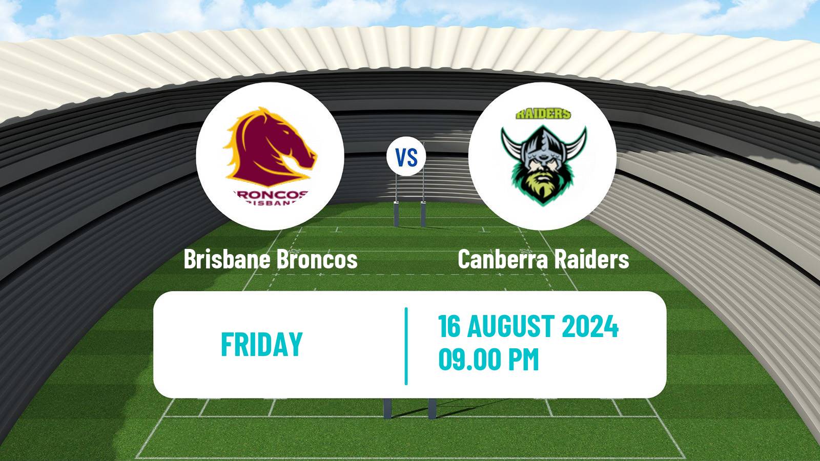 Rugby league Australian Premiership Rugby League Women Brisbane Broncos - Canberra Raiders