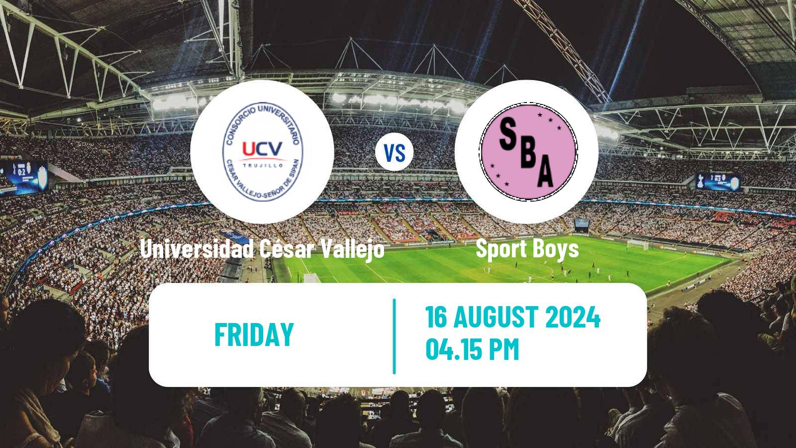 Football Peruvian Liga 1 Universidad César Vallejo - Sport Boys
