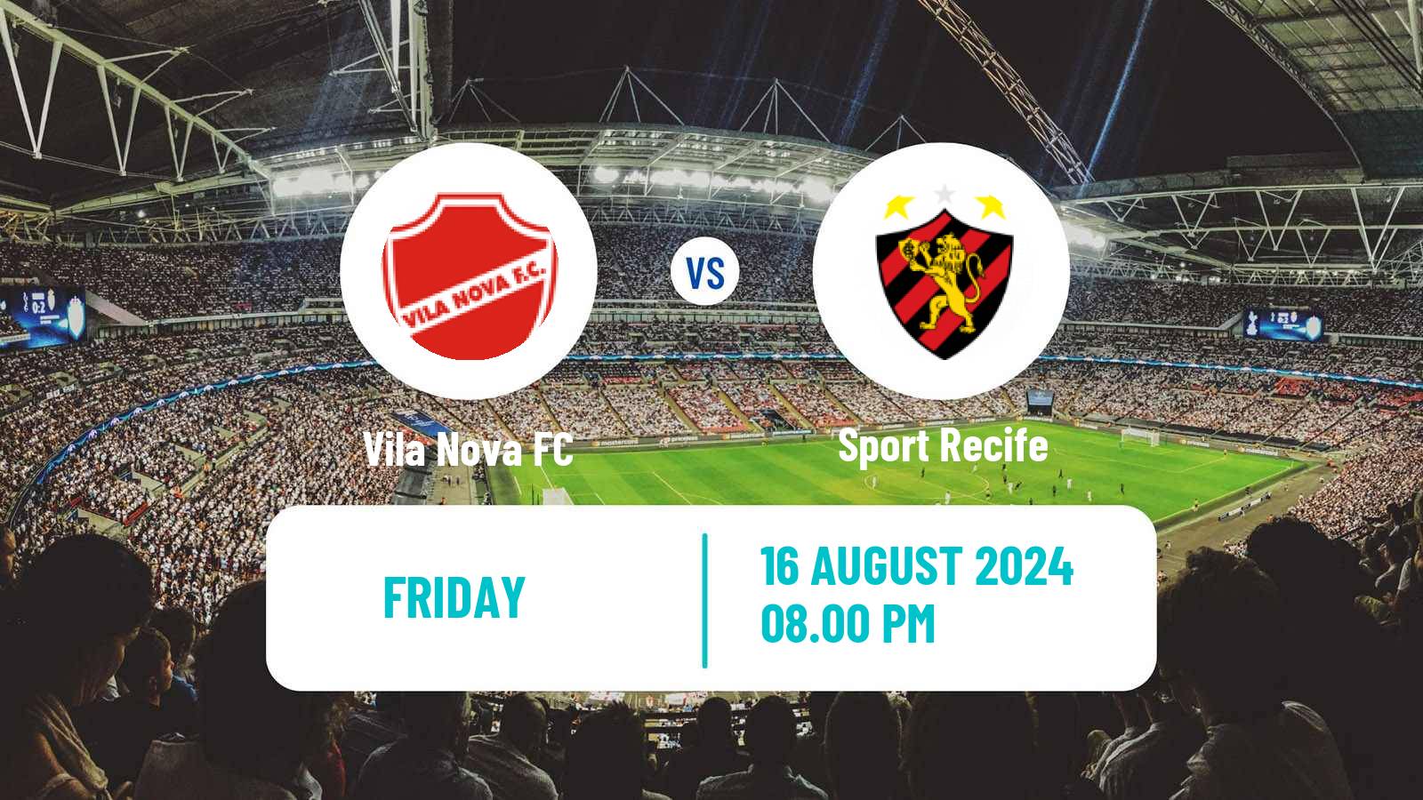 Soccer Brazilian Serie B Vila Nova - Sport Recife