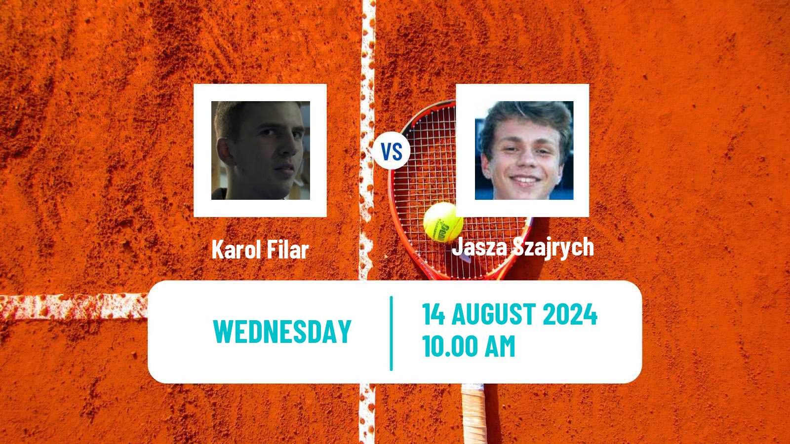 Tennis ITF M15 Bielsko Biala Men Karol Filar - Jasza Szajrych