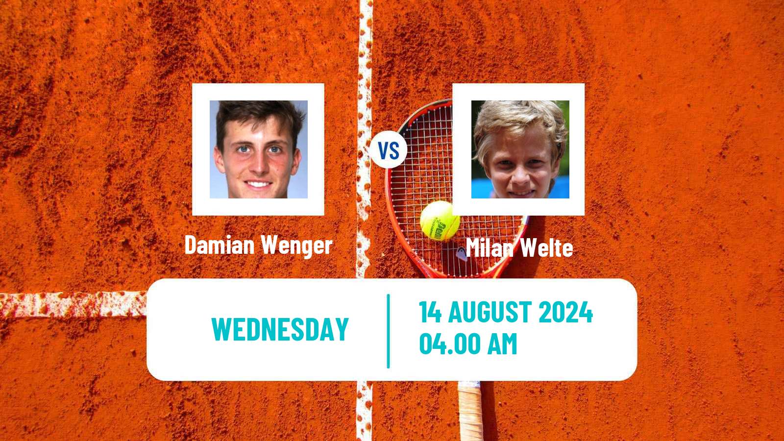 Tennis ITF M25 Muttenz Men Damian Wenger - Milan Welte