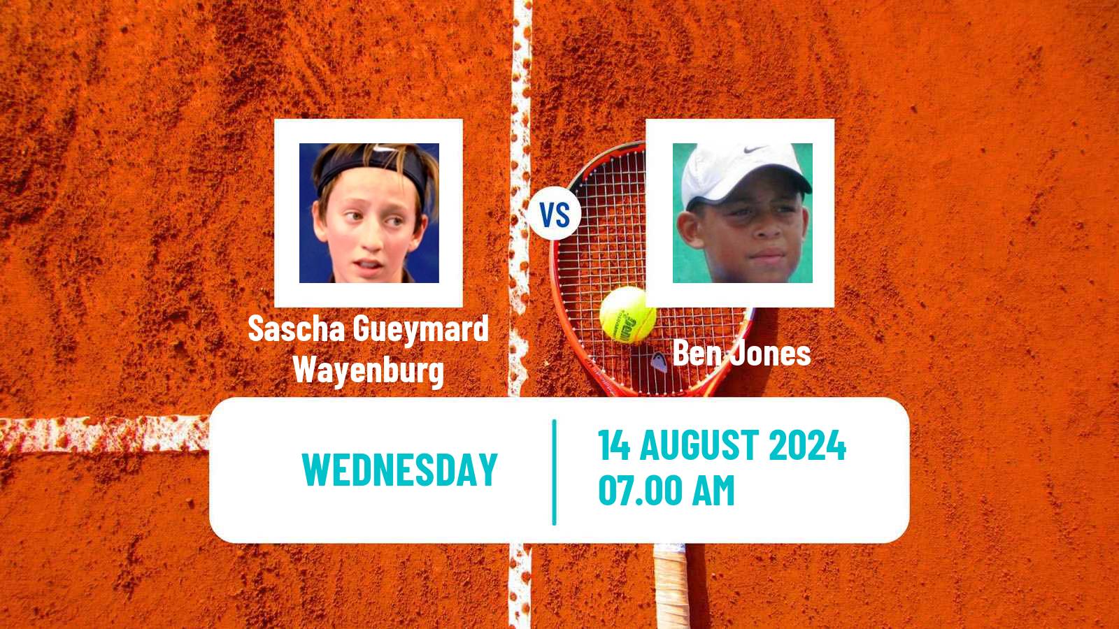 Tennis ITF M25 Aldershot Men Sascha Gueymard Wayenburg - Ben Jones