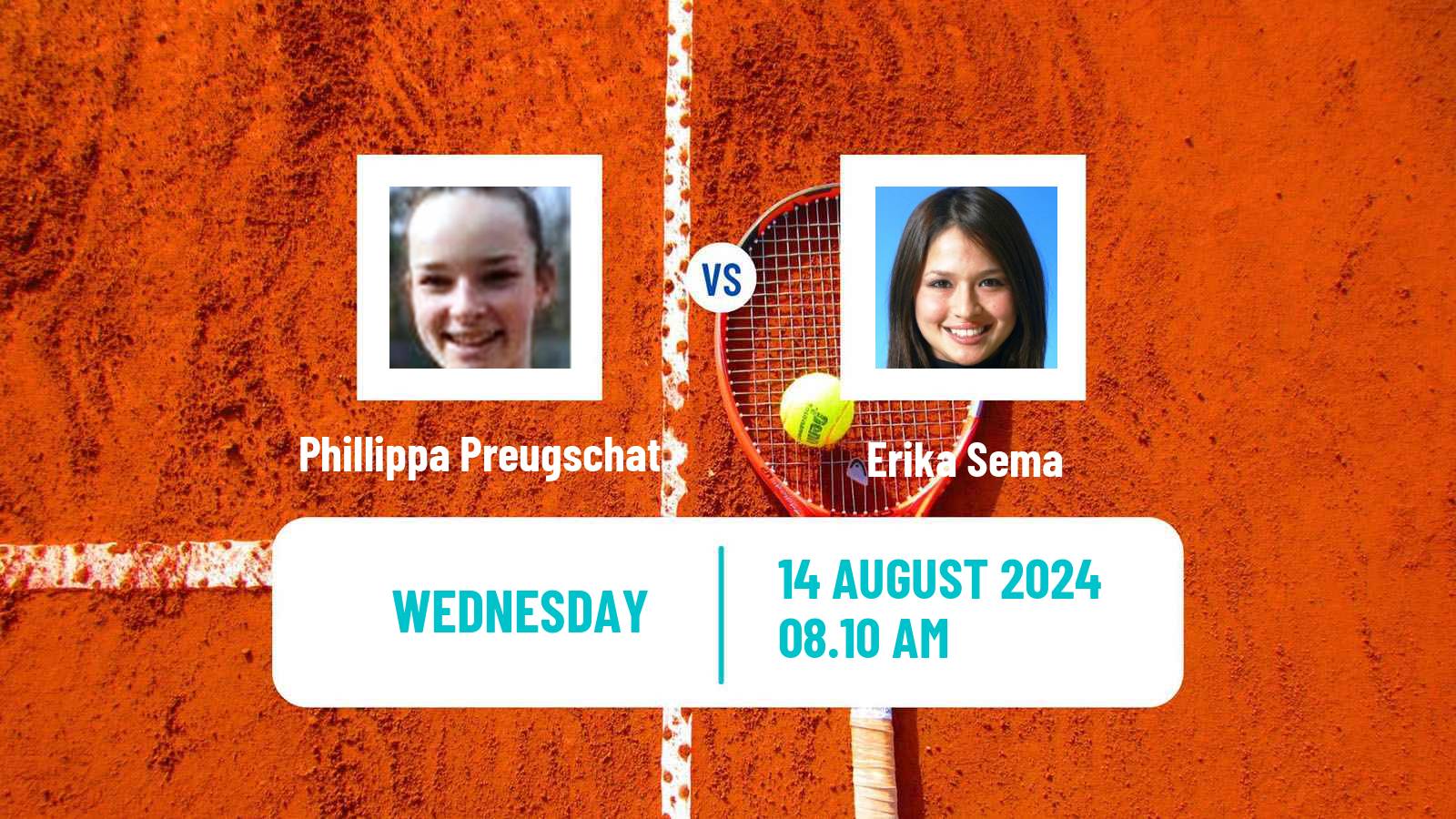 Tennis ITF W35 Erwitte Women Phillippa Preugschat - Erika Sema