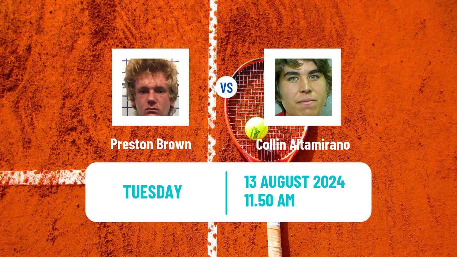 Tennis ITF M15 Huntsville Al Men Preston Brown - Collin Altamirano