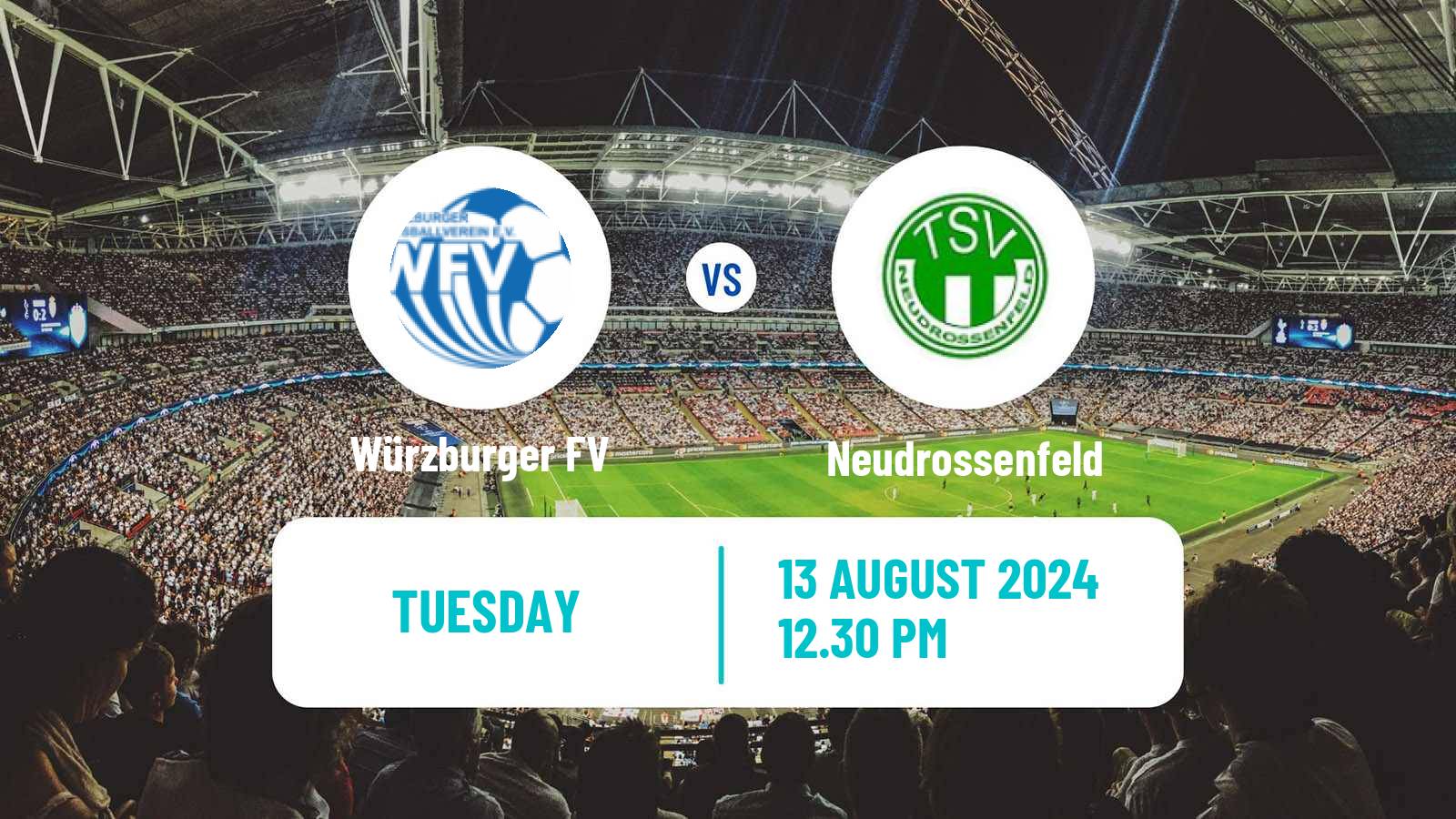 Soccer German Oberliga Bayern Nord Würzburger FV - Neudrossenfeld