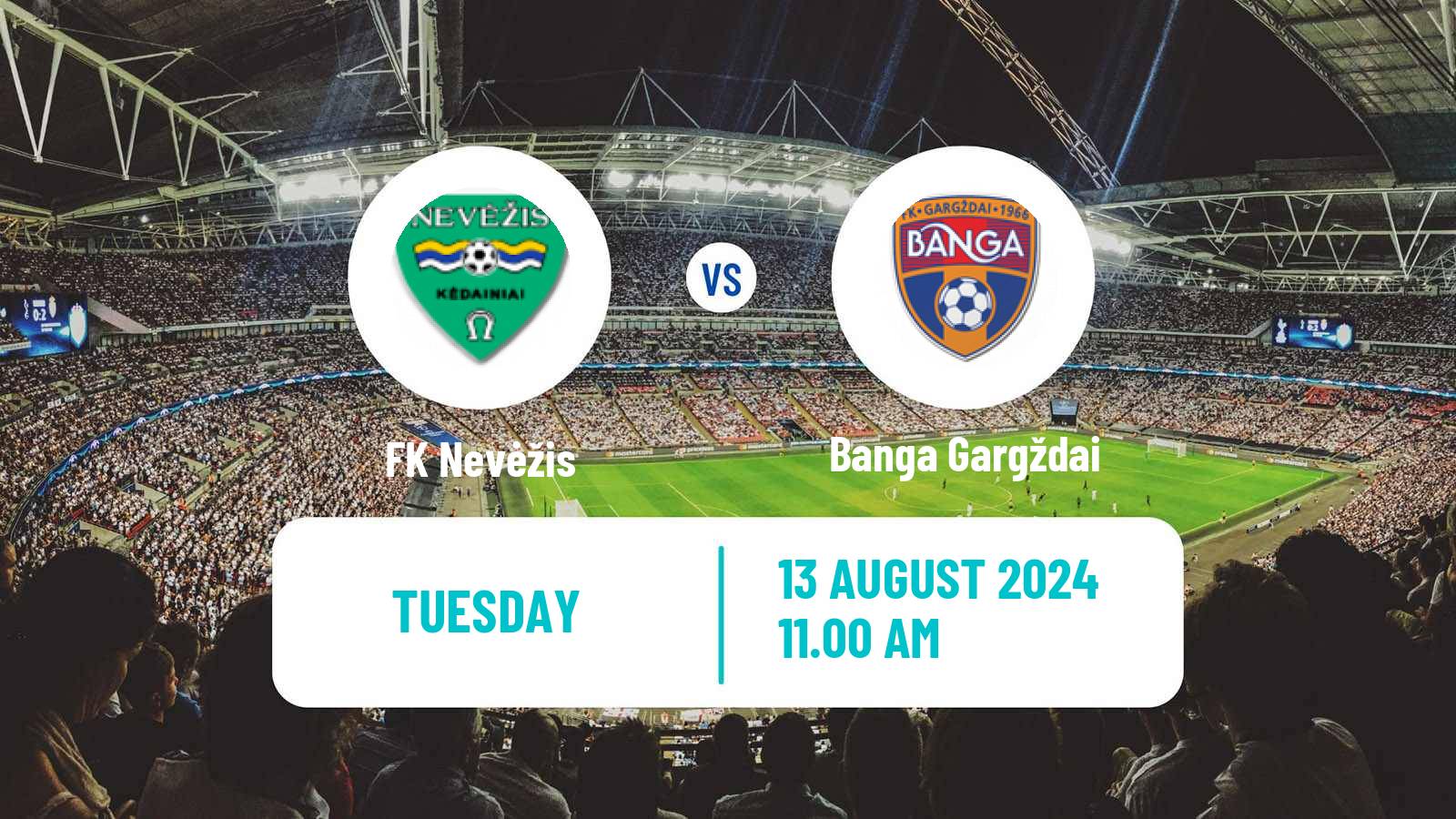 Football Lithuanian Cup Nevėžis - Banga Gargždai