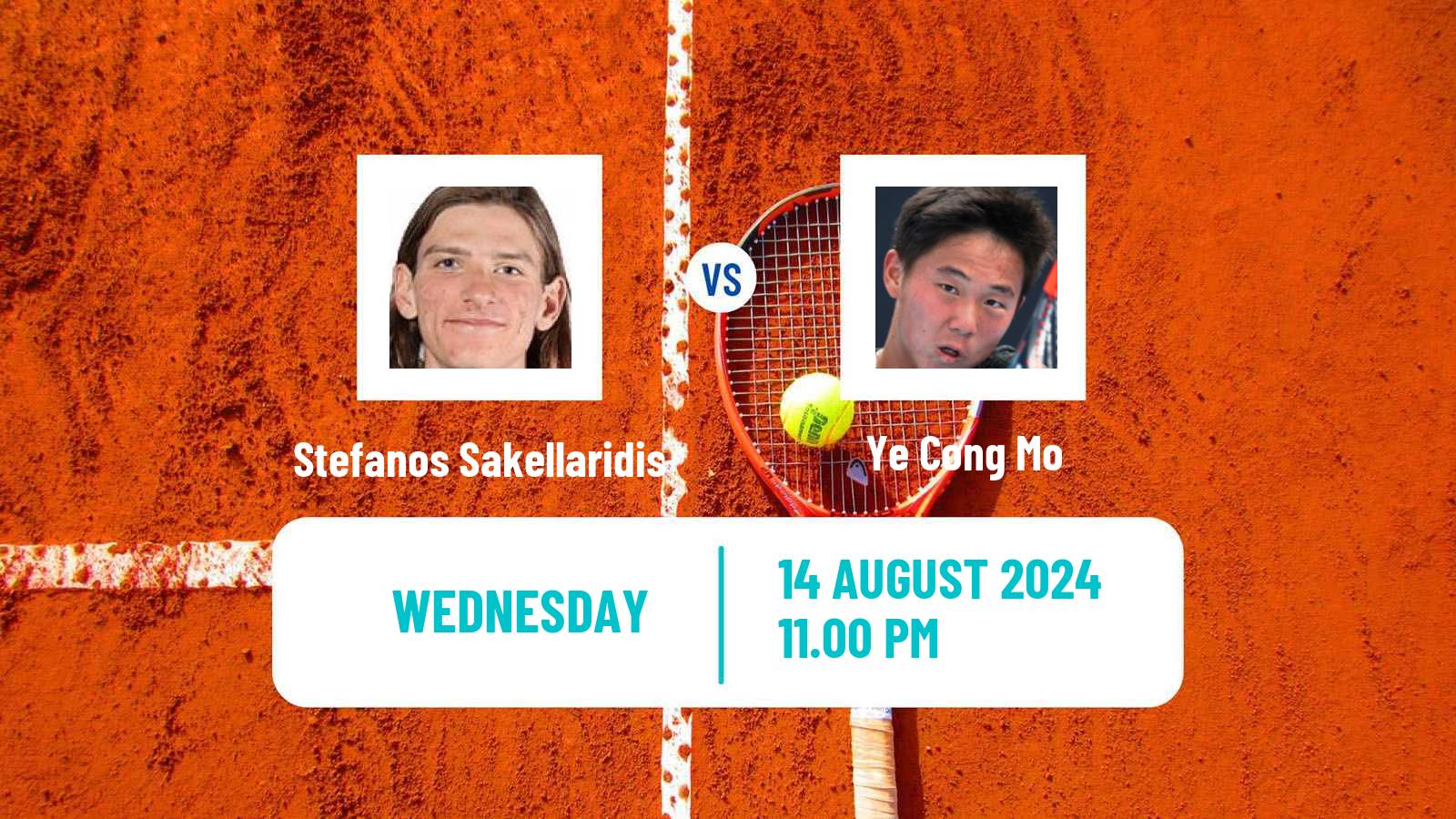 Tennis ITF M25 Yinchuan Men Stefanos Sakellaridis - Ye Cong Mo