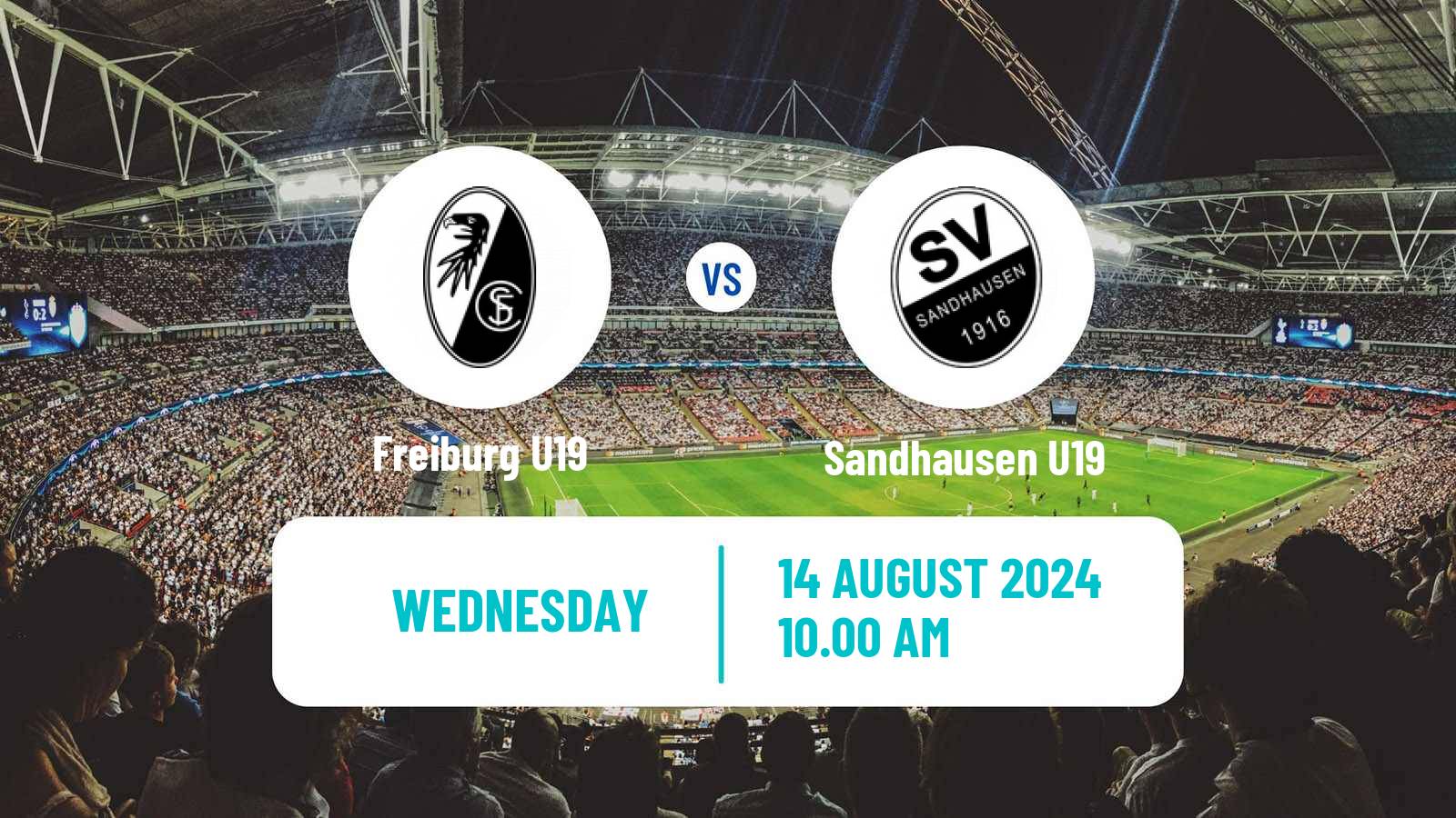 Soccer German DFB Youth League Freiburg U19 - Sandhausen U19