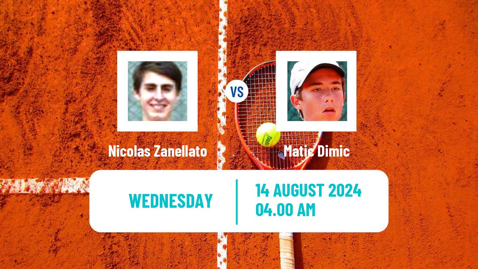 Tennis ITF M25 MarIBOr Men Nicolas Zanellato - Matic Dimic