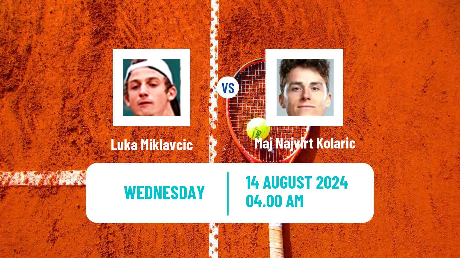 Tennis ITF M25 MarIBOr Men Luka Miklavcic - Maj Najvirt Kolaric
