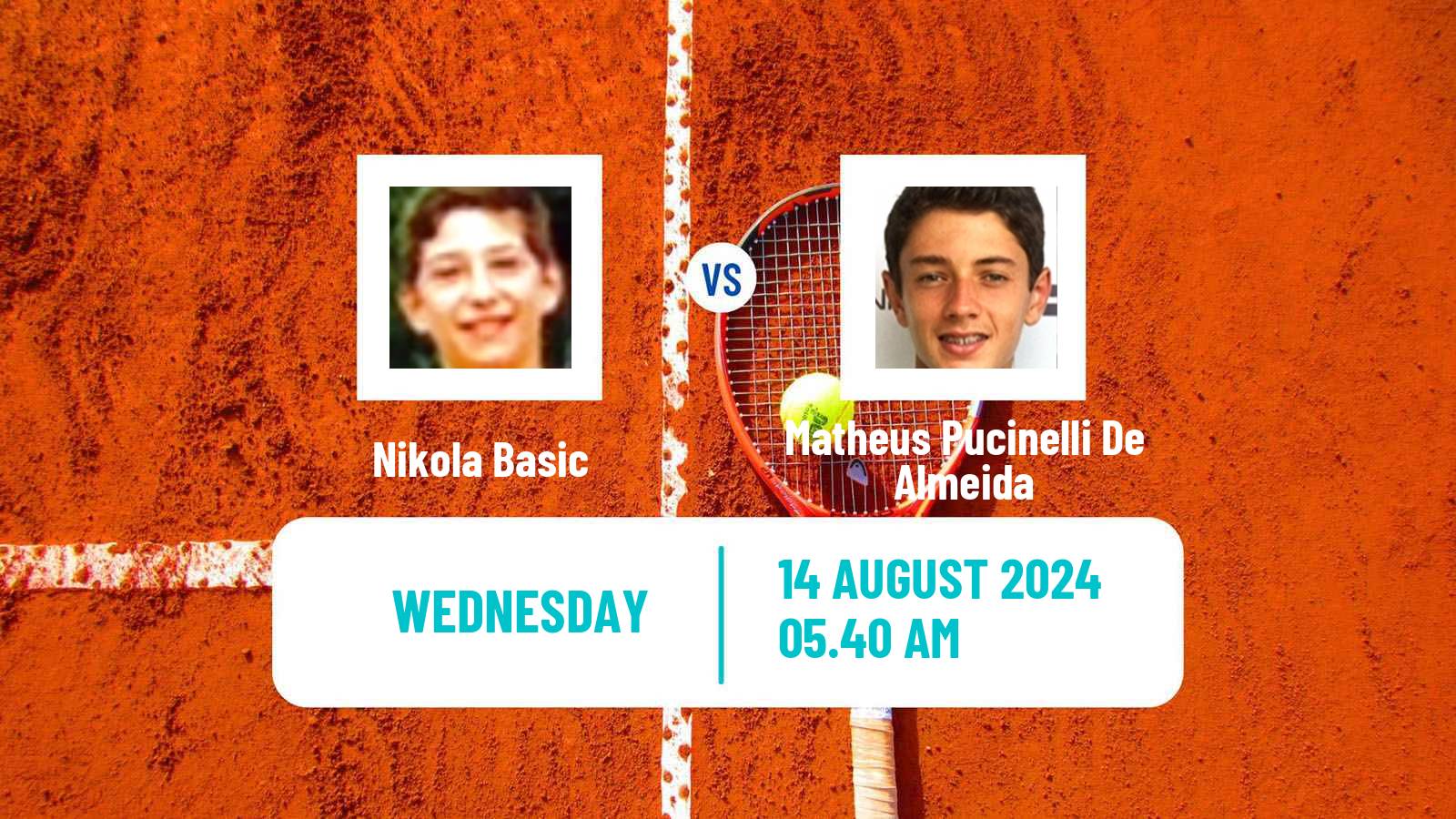 Tennis ITF M25 MarIBOr Men Nikola Basic - Matheus Pucinelli De Almeida