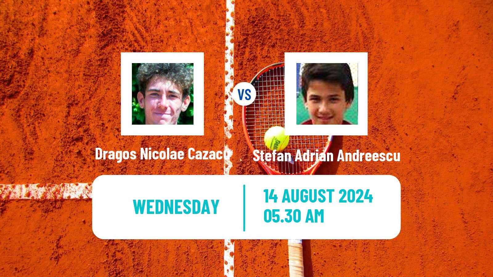 Tennis ITF M15 Targu Jiu Men Dragos Nicolae Cazacu - Stefan Adrian Andreescu