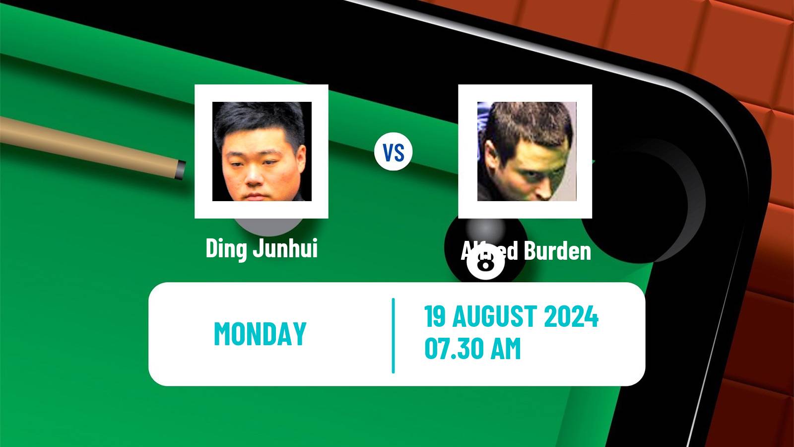 Snooker Grand Prix Ding Junhui - Alfred Burden