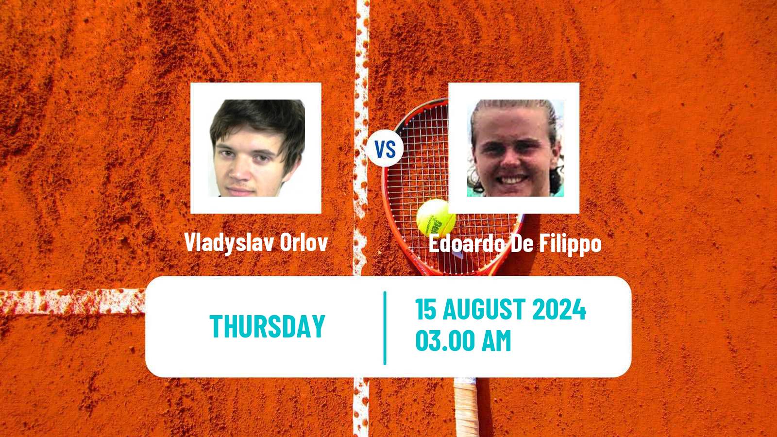 Tennis ITF M15 Sofia Men Vladyslav Orlov - Edoardo De Filippo
