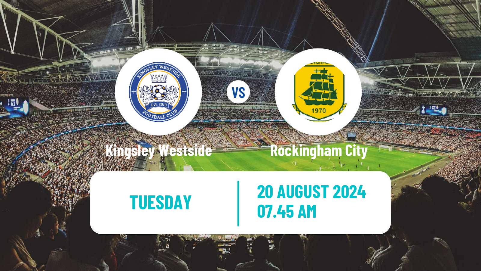 Soccer Australian WA State League Kingsley Westside - Rockingham City