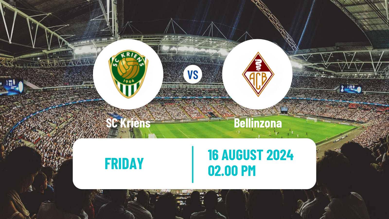 Soccer Swiss Cup Kriens - Bellinzona
