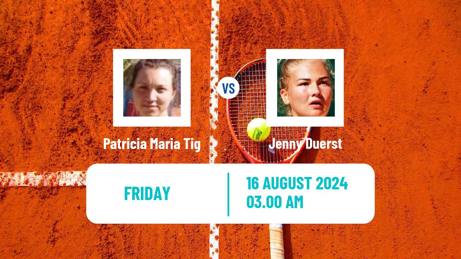 Tennis ITF W35 Bistrita Women Patricia Maria Tig - Jenny Duerst