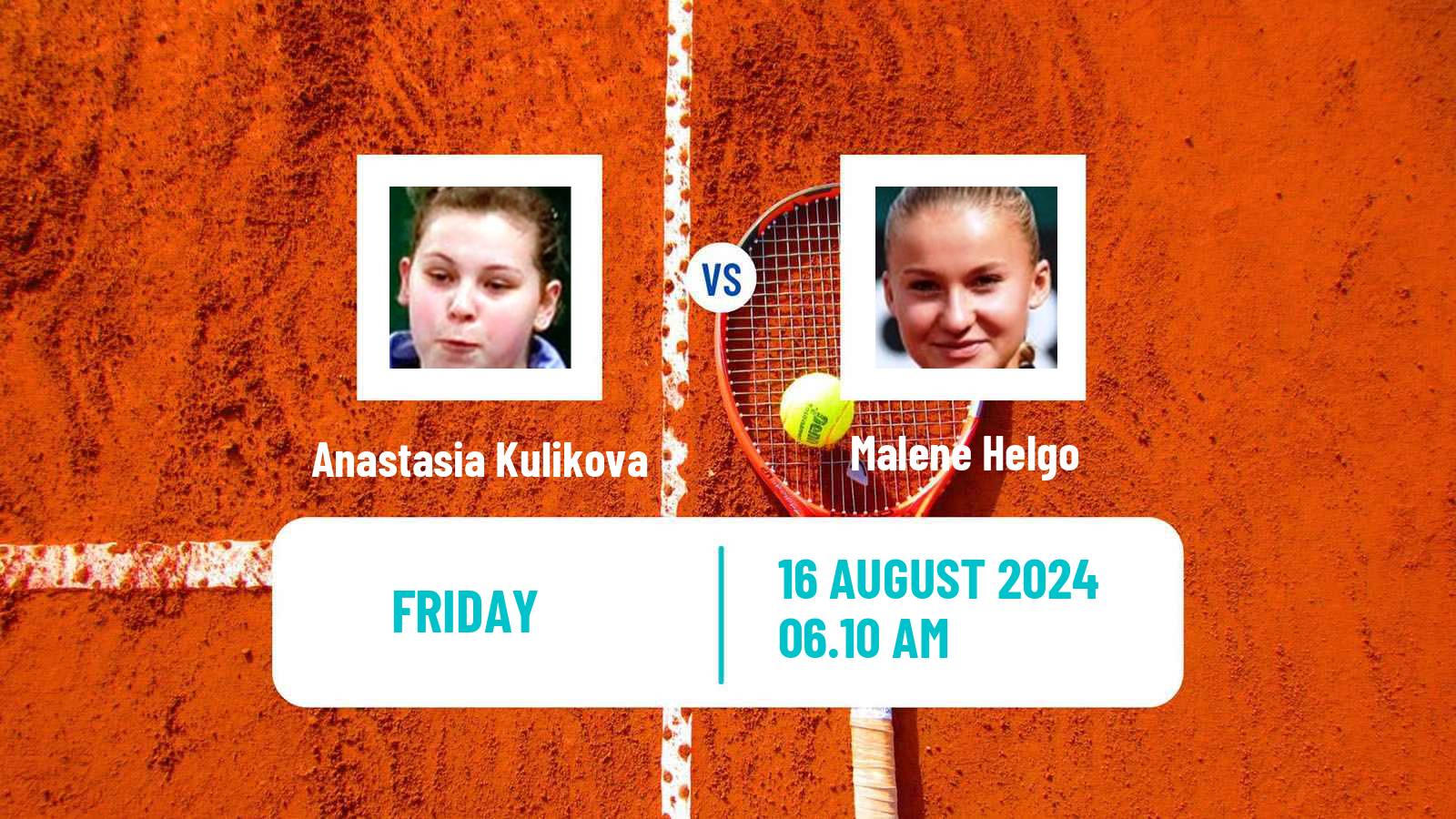 Tennis ITF W50 Ourense Women Anastasia Kulikova - Malene Helgo