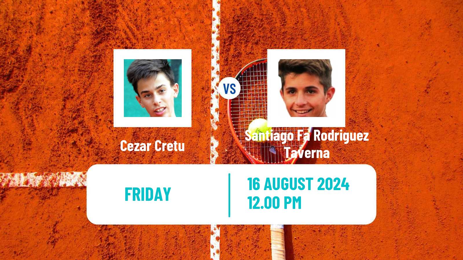 Tennis Todi Challenger Men Cezar Cretu - Santiago Fa Rodriguez Taverna