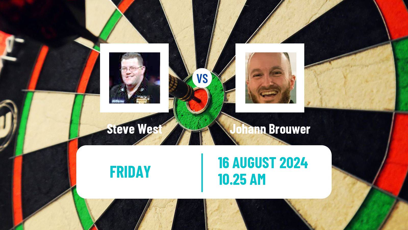 Darts Modus Super Series Steve West - Johann Brouwer