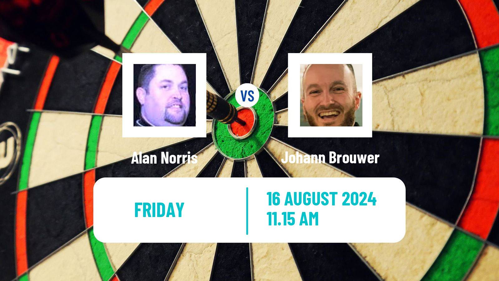 Darts Modus Super Series Alan Norris - Johann Brouwer