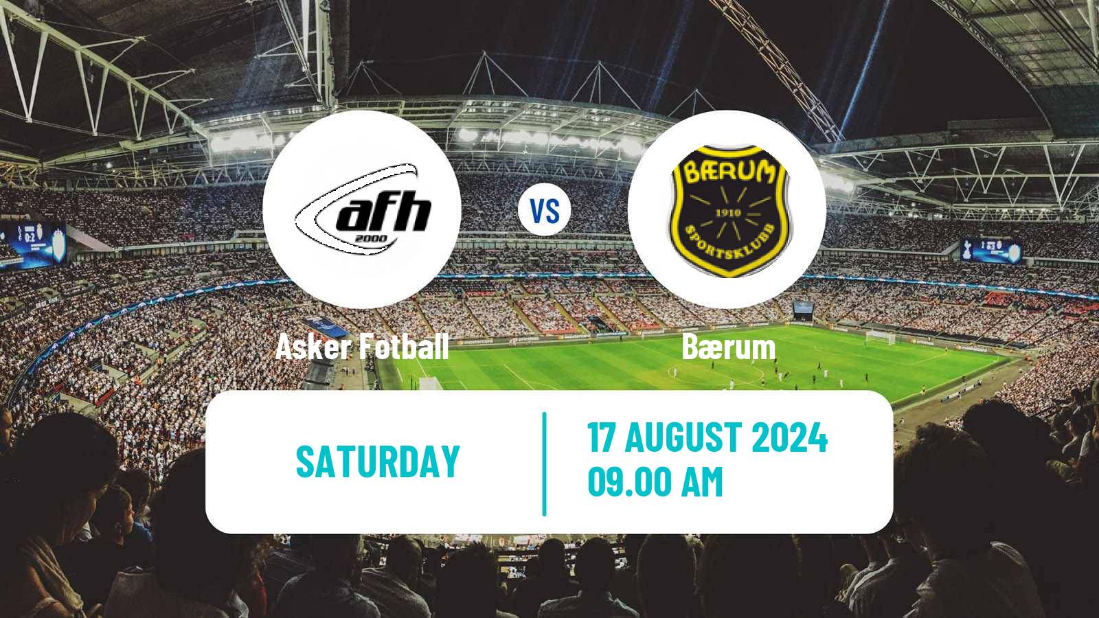 Football Norwegian Division 3 - Group 3 Asker Fotball - Bærum