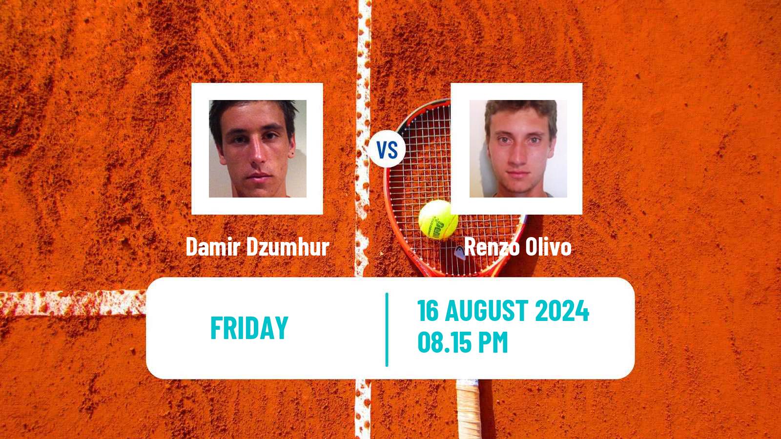 Tennis Santo Domingo Challenger Men Damir Dzumhur - Renzo Olivo