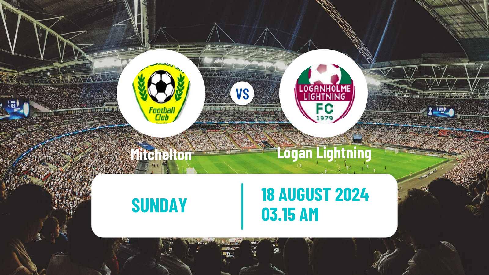 Soccer Australian Queensland Premier League Mitchelton - Logan Lightning