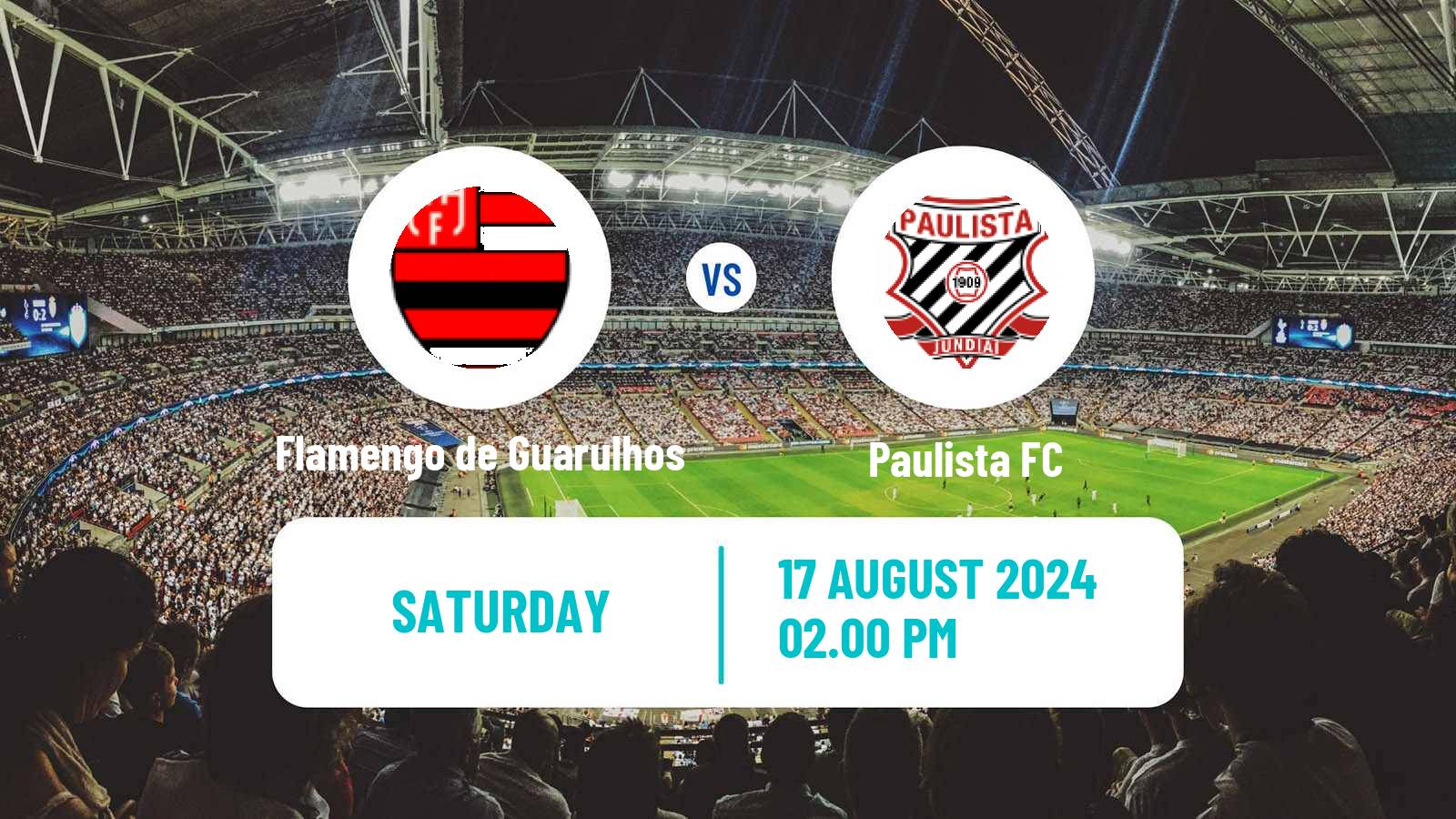 Soccer Brazilian Paulista B Flamengo de Guarulhos - Paulista
