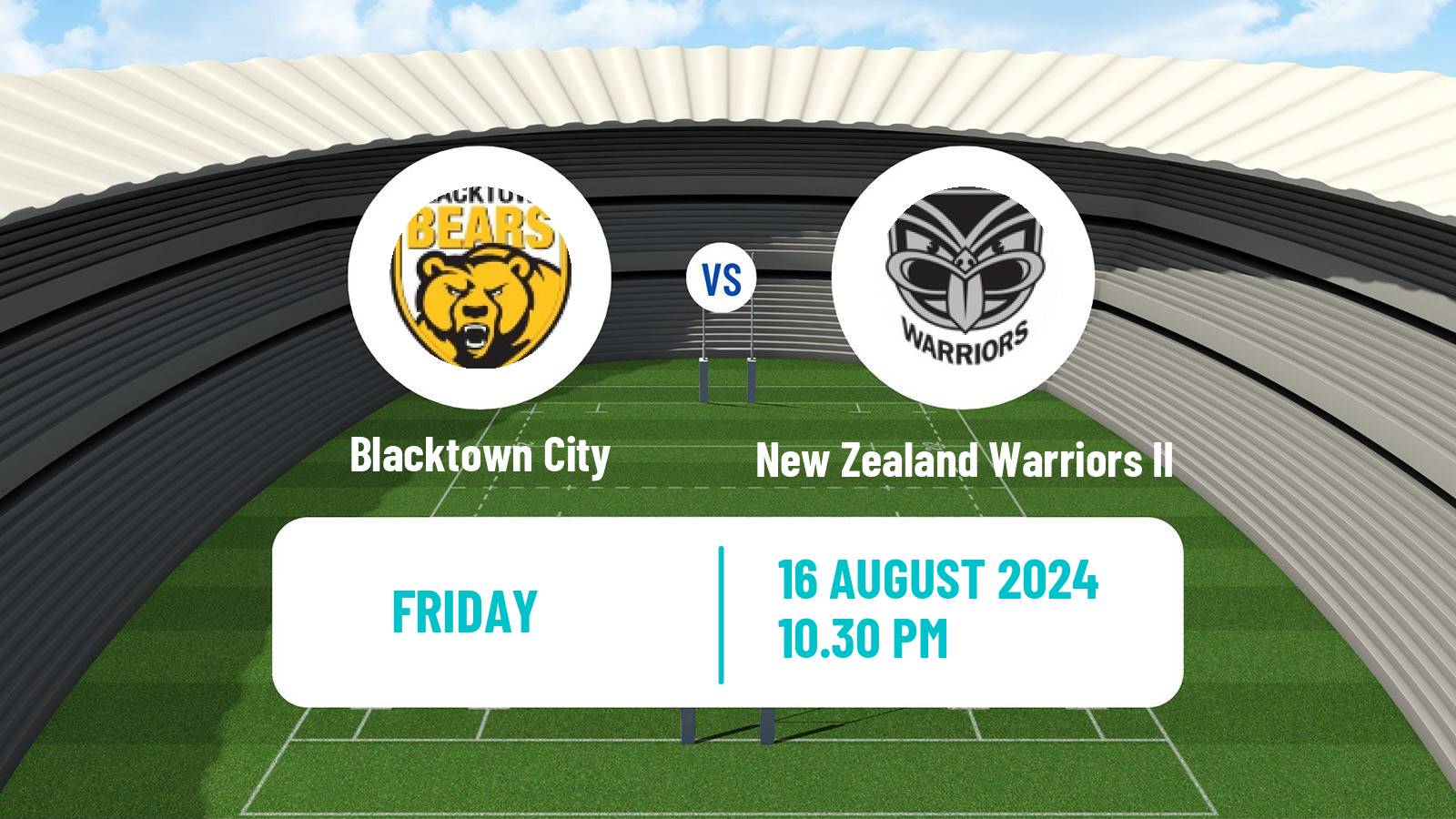 Rugby league Australian NSW Cup Blacktown City - New Zealand Warriors II