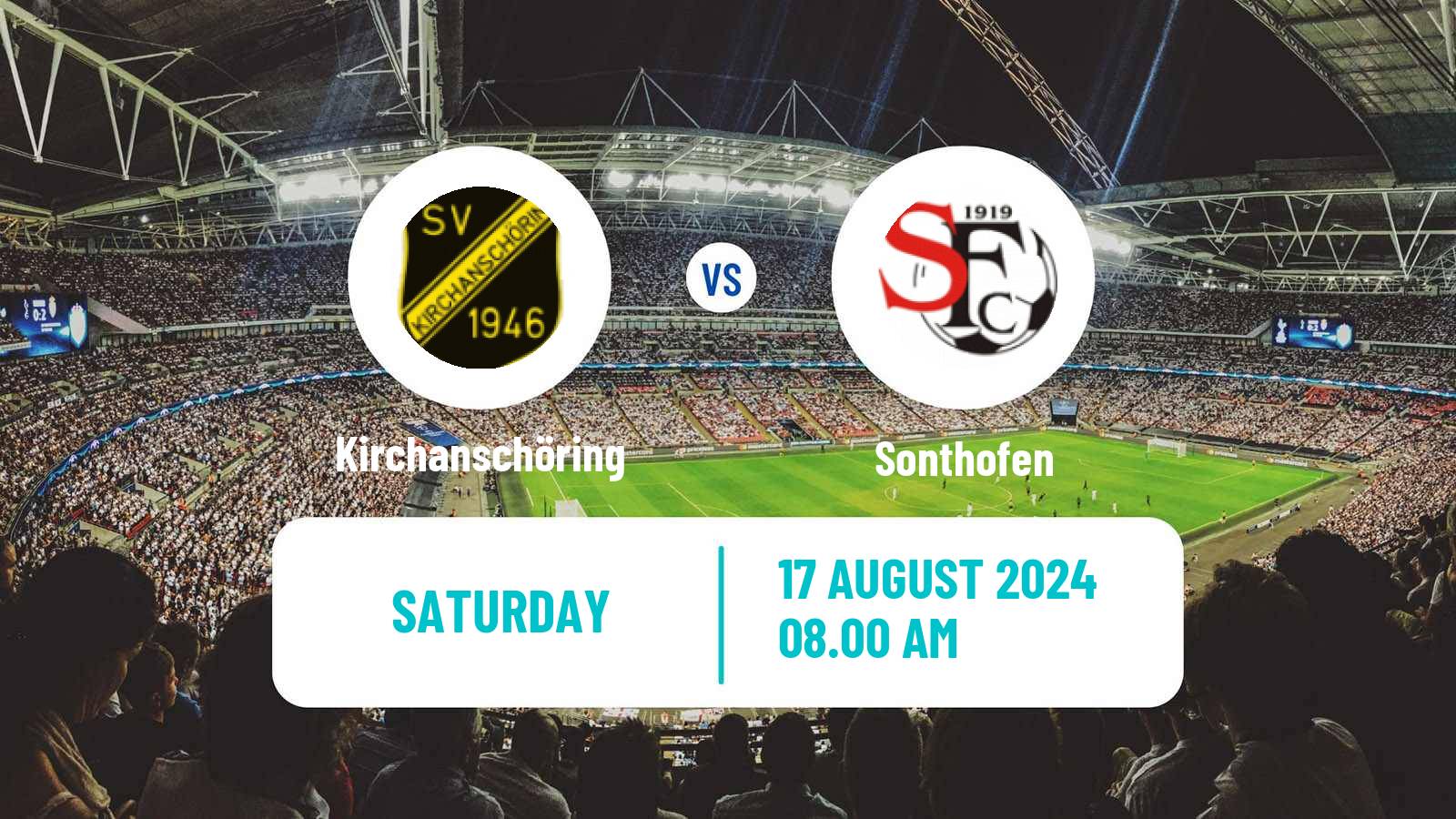 Football German Oberliga Bayern Süd Kirchanschöring - Sonthofen