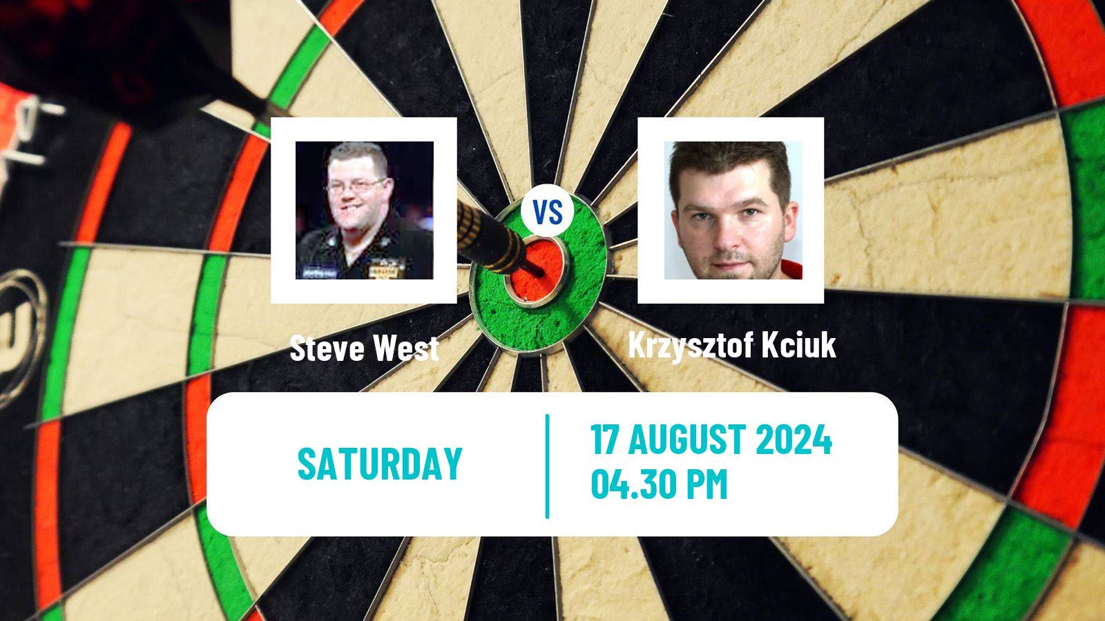 Darts Modus Super Series Steve West - Krzysztof Kciuk