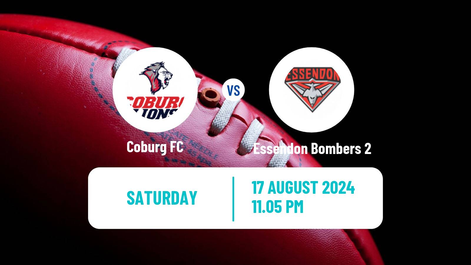 Aussie rules VFL Coburg - Essendon Bombers 2