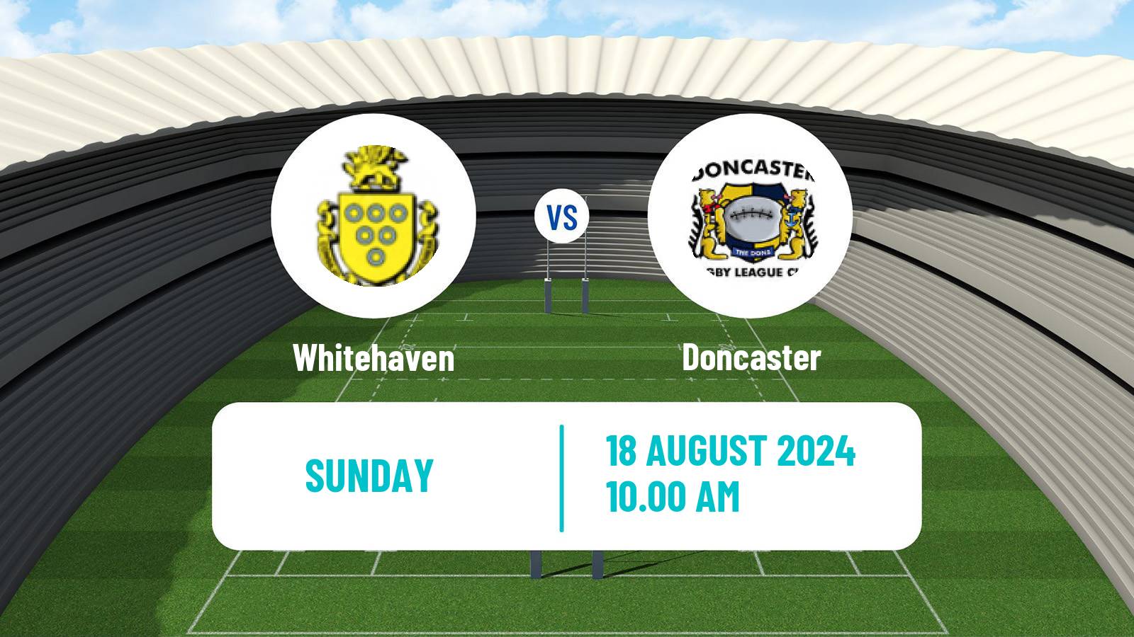 Rugby league English Championship Rugby League Whitehaven - Doncaster