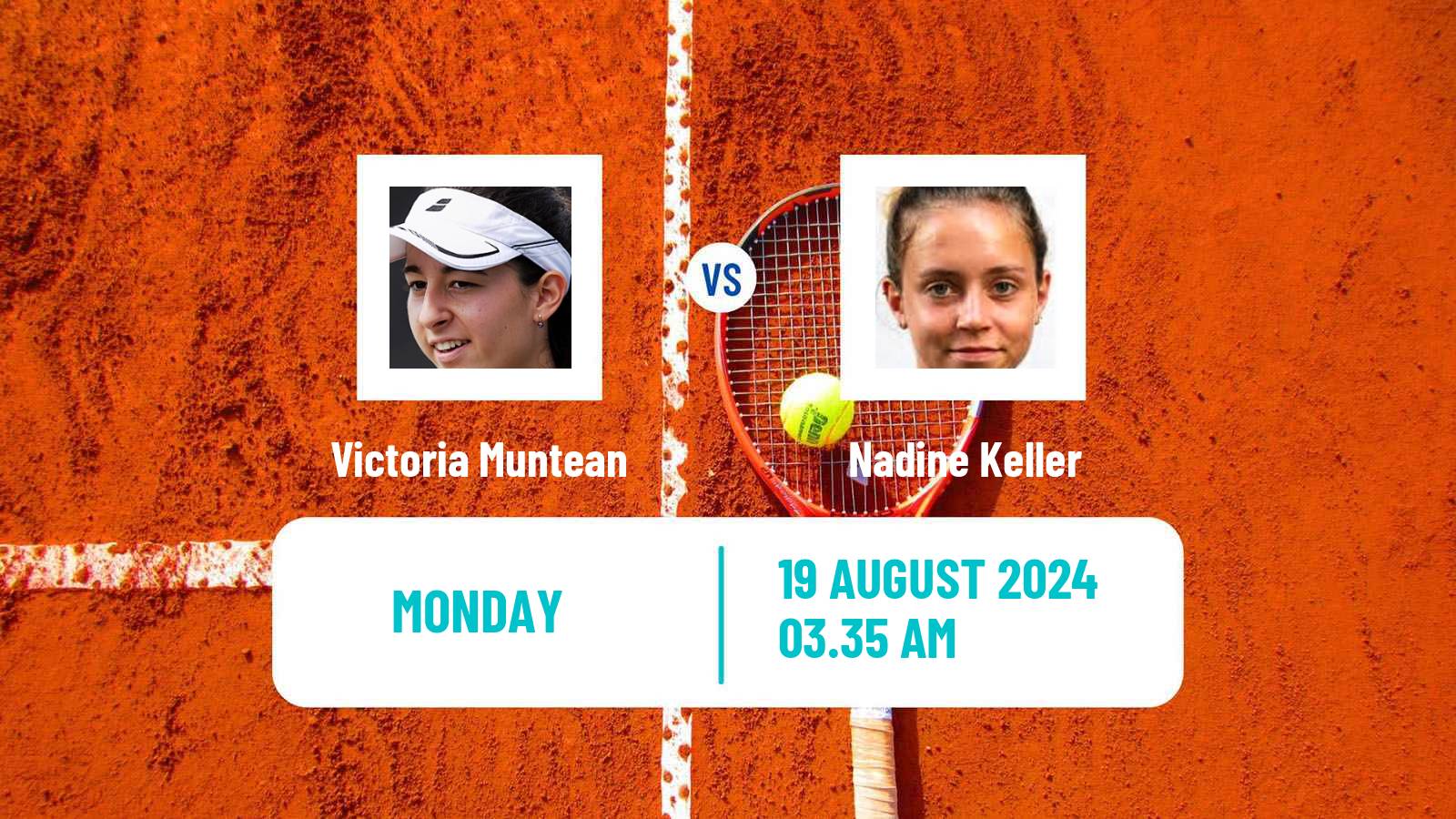 Tennis ITF W35 Cluj Napoca Women Victoria Muntean - Nadine Keller