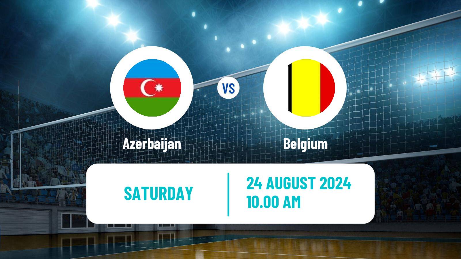 Volleyball European Championships Volleyball Azerbaijan - Belgium