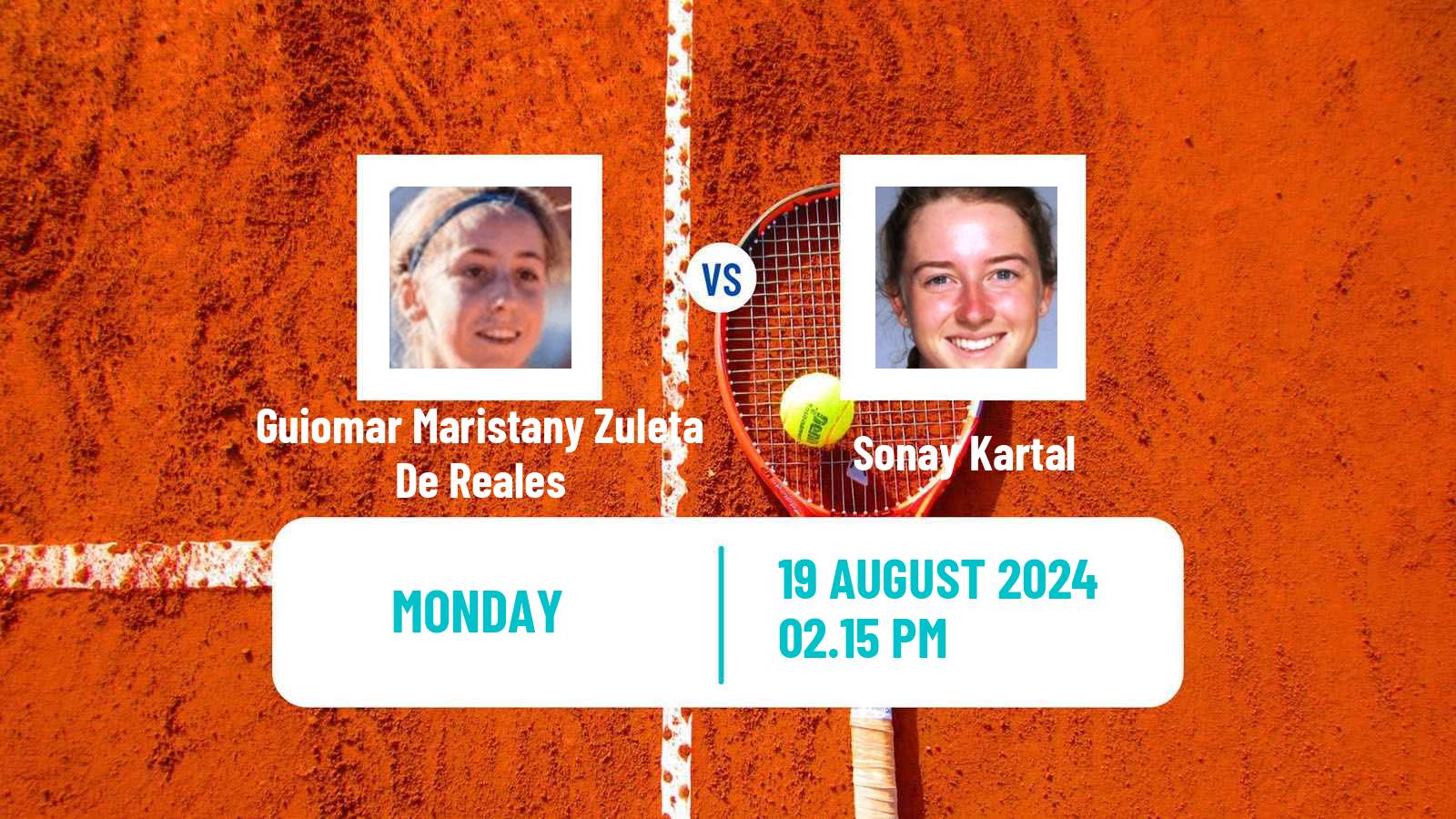 Tennis WTA US Open Guiomar Maristany Zuleta De Reales - Sonay Kartal