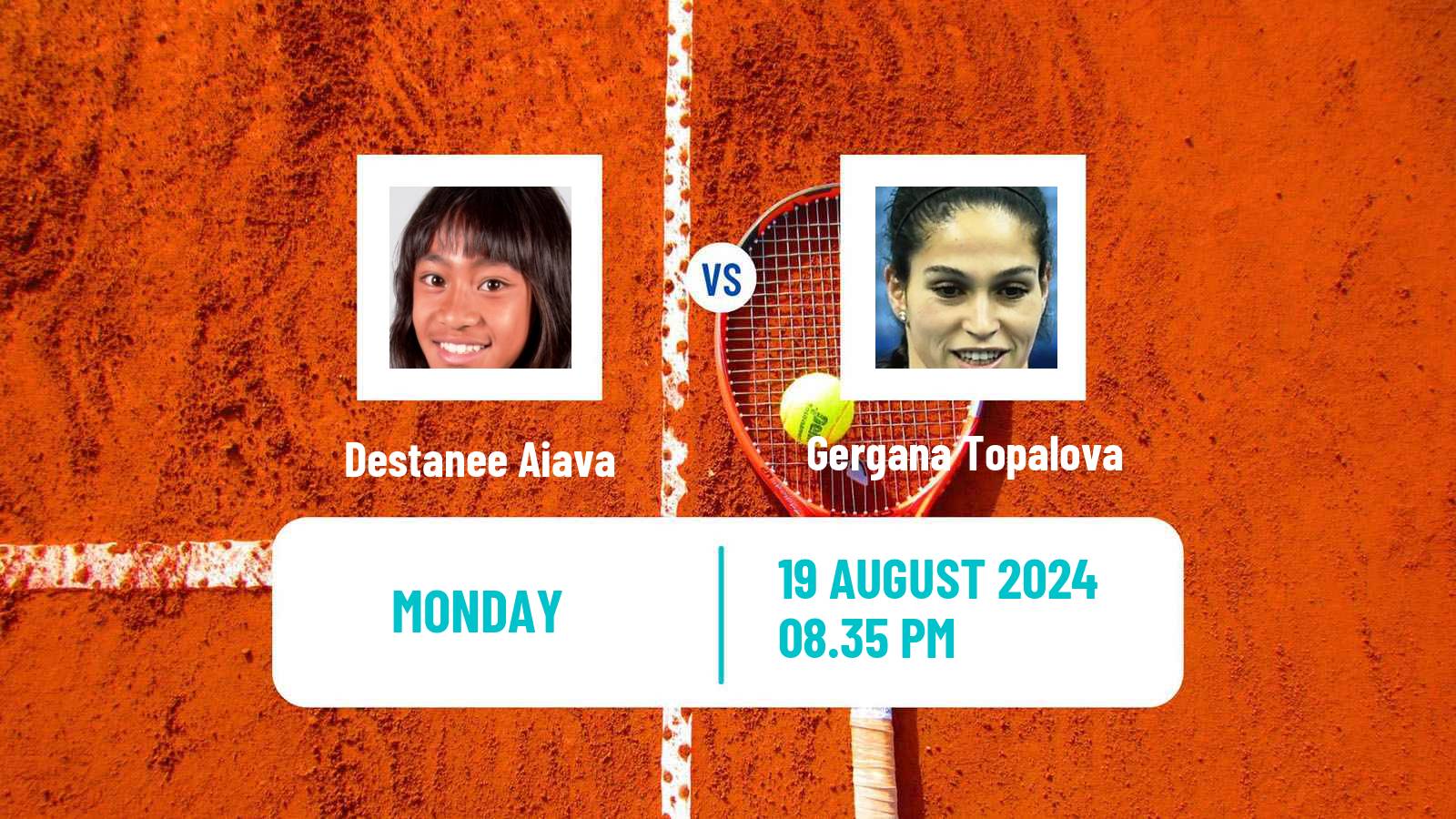 Tennis WTA US Open Destanee Aiava - Gergana Topalova